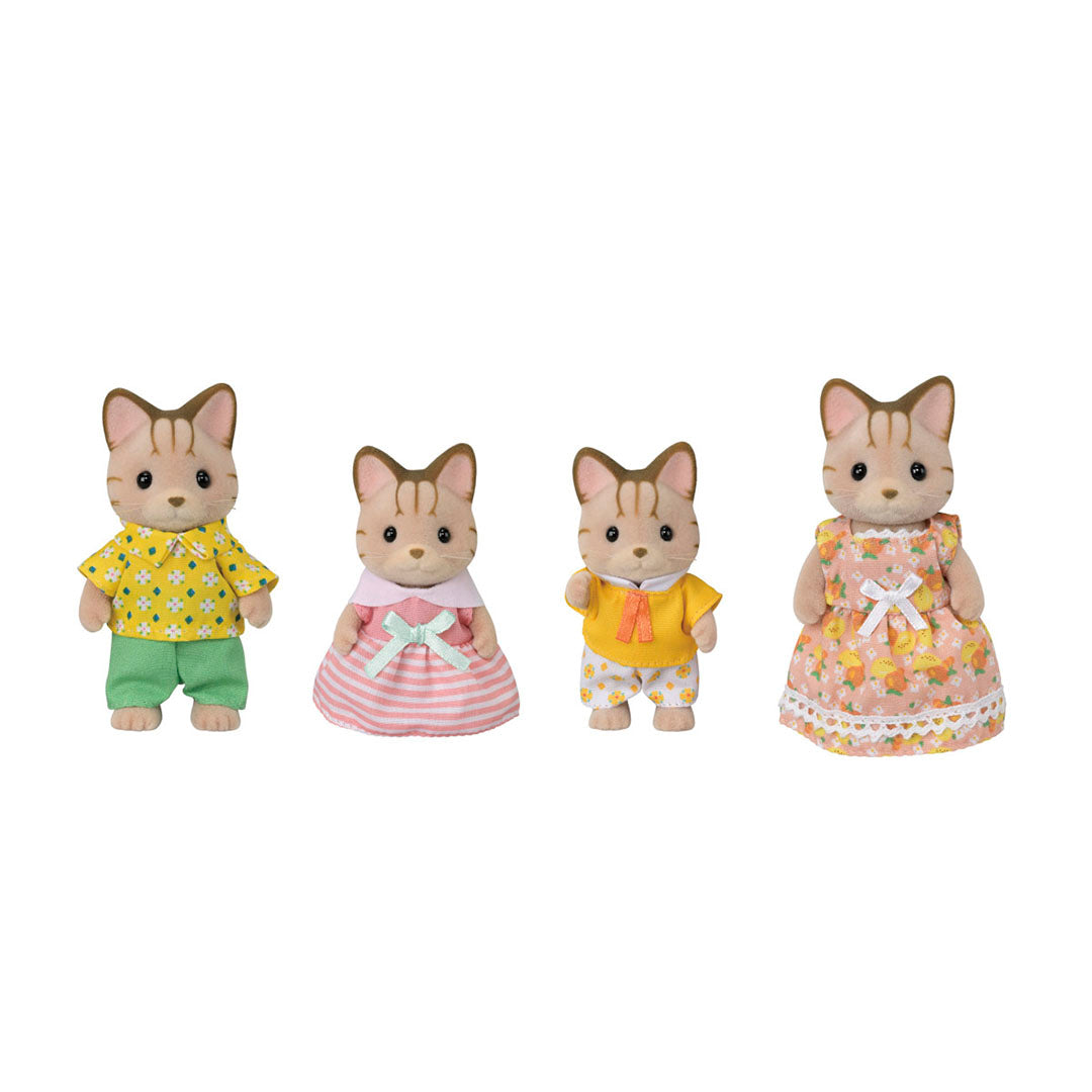 Striped Cat Family