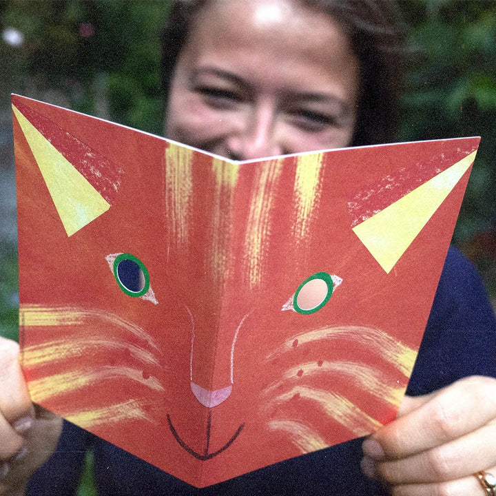 NEW Greeting Card - Cat Mask