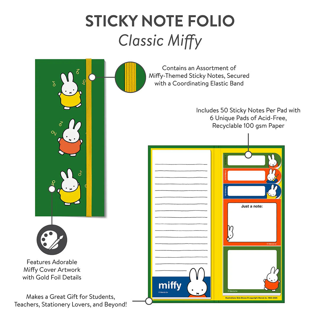Classic Miffy Sticky Note Folio