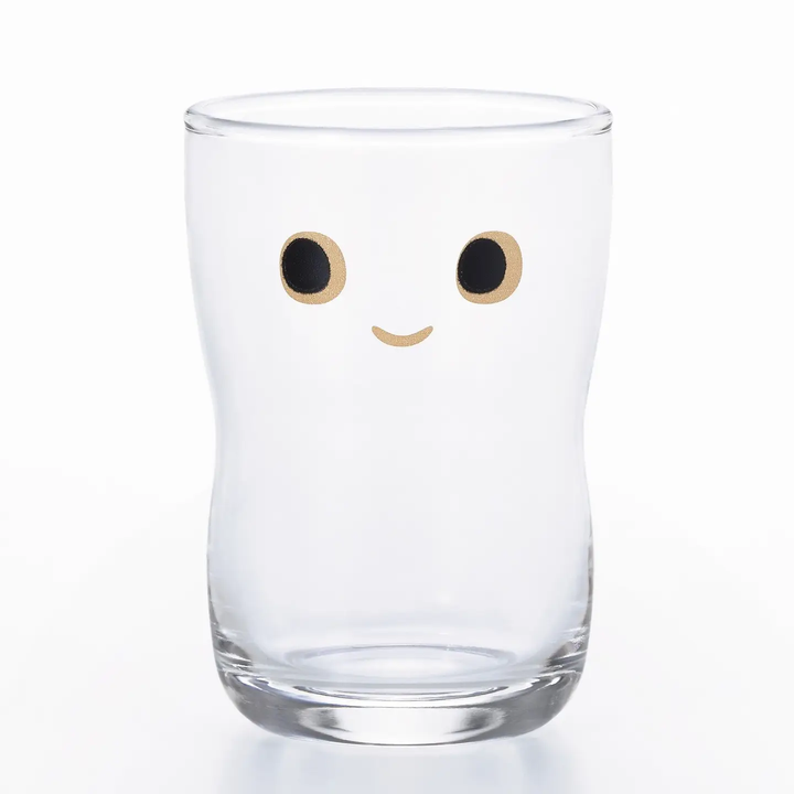 Japanese Kids Glass Cup- Smile Face (Medium)