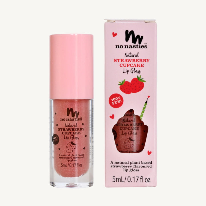 Natural Kids Lip Gloss- Strawberry Cupcake