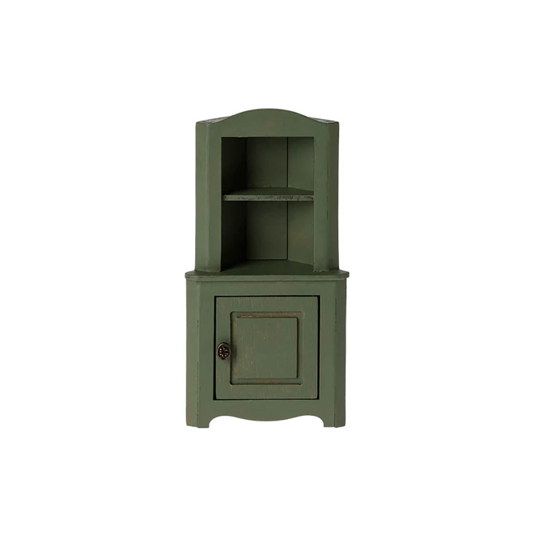 NEW Corner Cabinet, Mouse- Dark Green