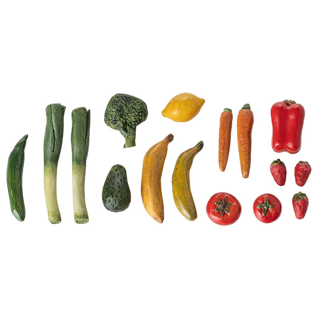 Veggies and fruits, Miniature