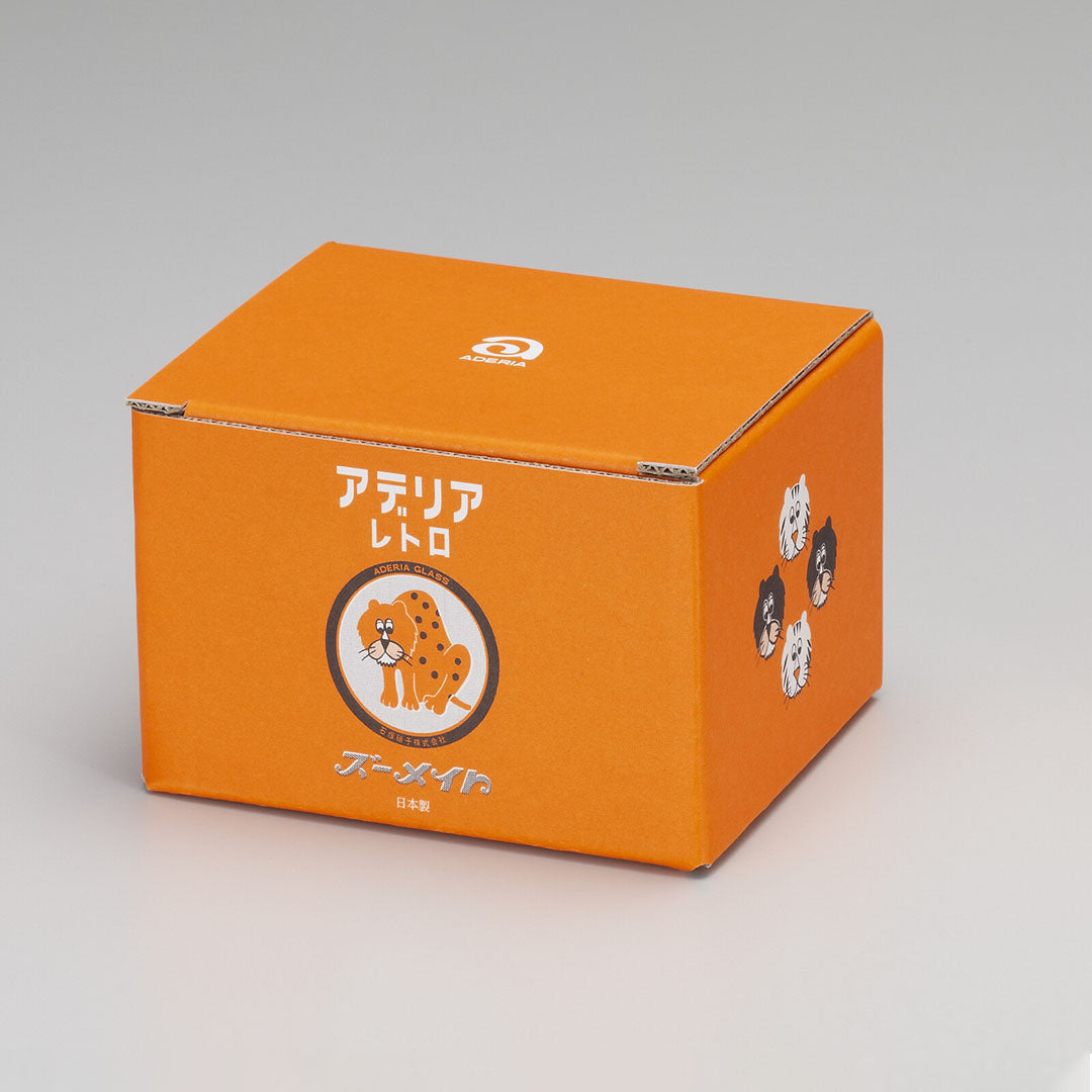 Japanese Retro Mug - Safari Cats Zoo Animals