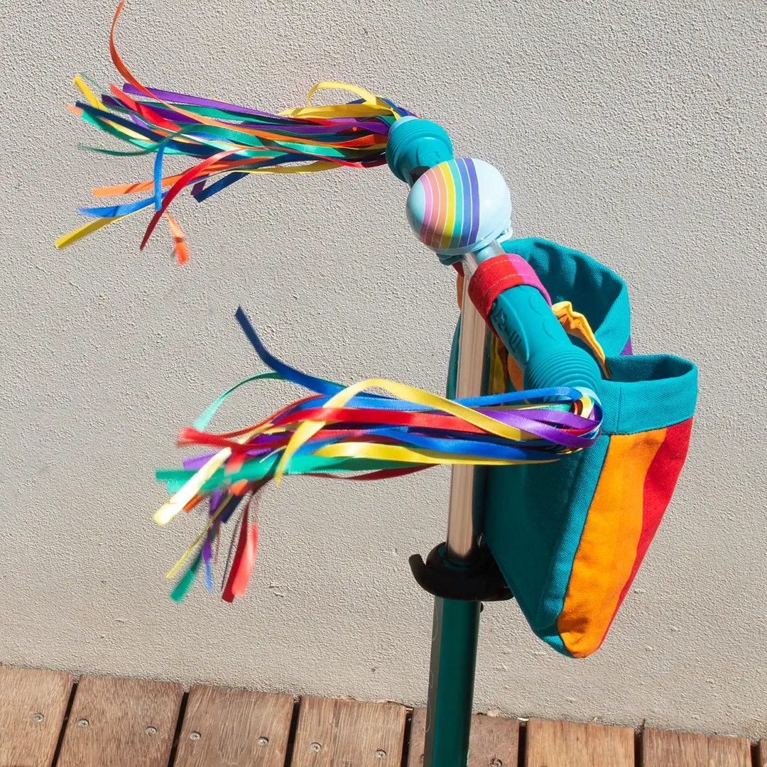 Classic Rainbow Bike & Scooter Streamer