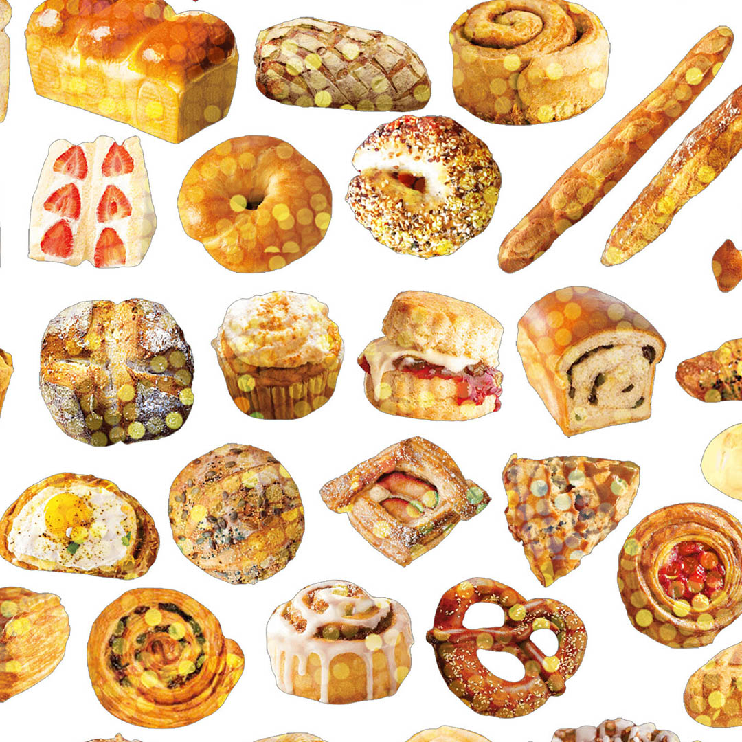 Japanese 40 Pc. Sticker Set- Bakery
