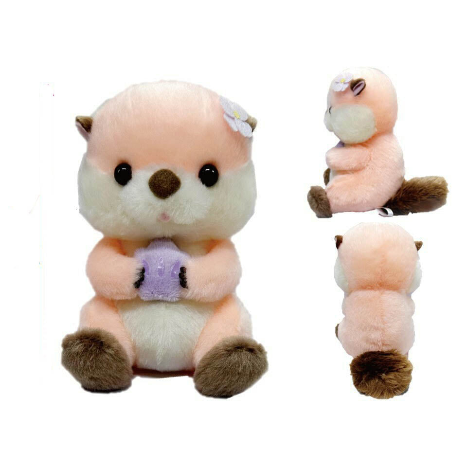 Kawaii Pink Otter Doll