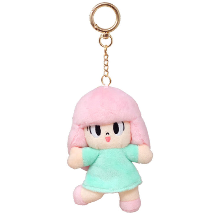 Mamuan Mascot Keychain - Pink/Green