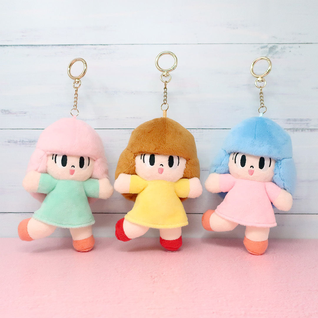 Mamuan Mascot Keychain - Pink/Green