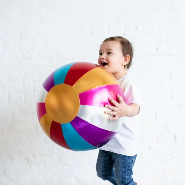 Large Circus Inflatable Ball- Multi Color