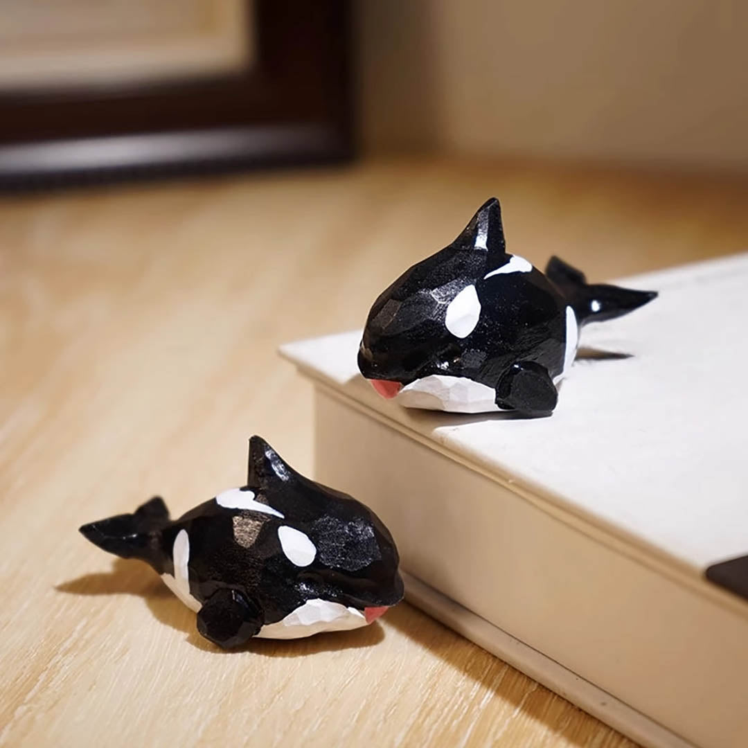 Handmade Wooden Animal- Orca