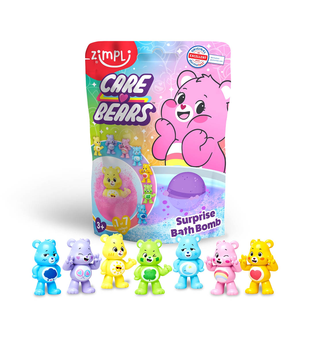 NEW Surprise Care Bears Figure Large Bath Bomb