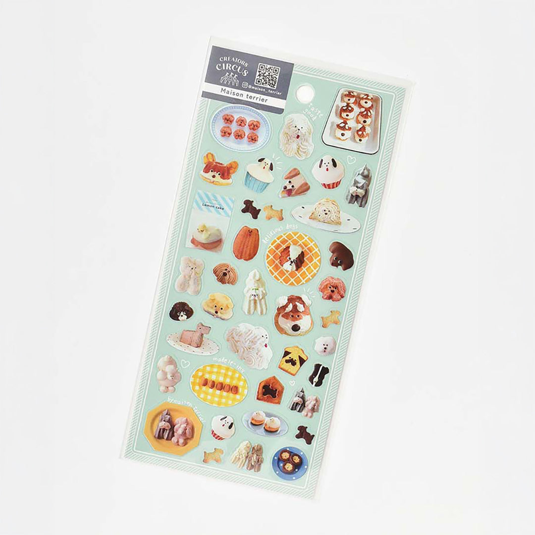 Creator's Circus Clear Stickers - Maison Terrier