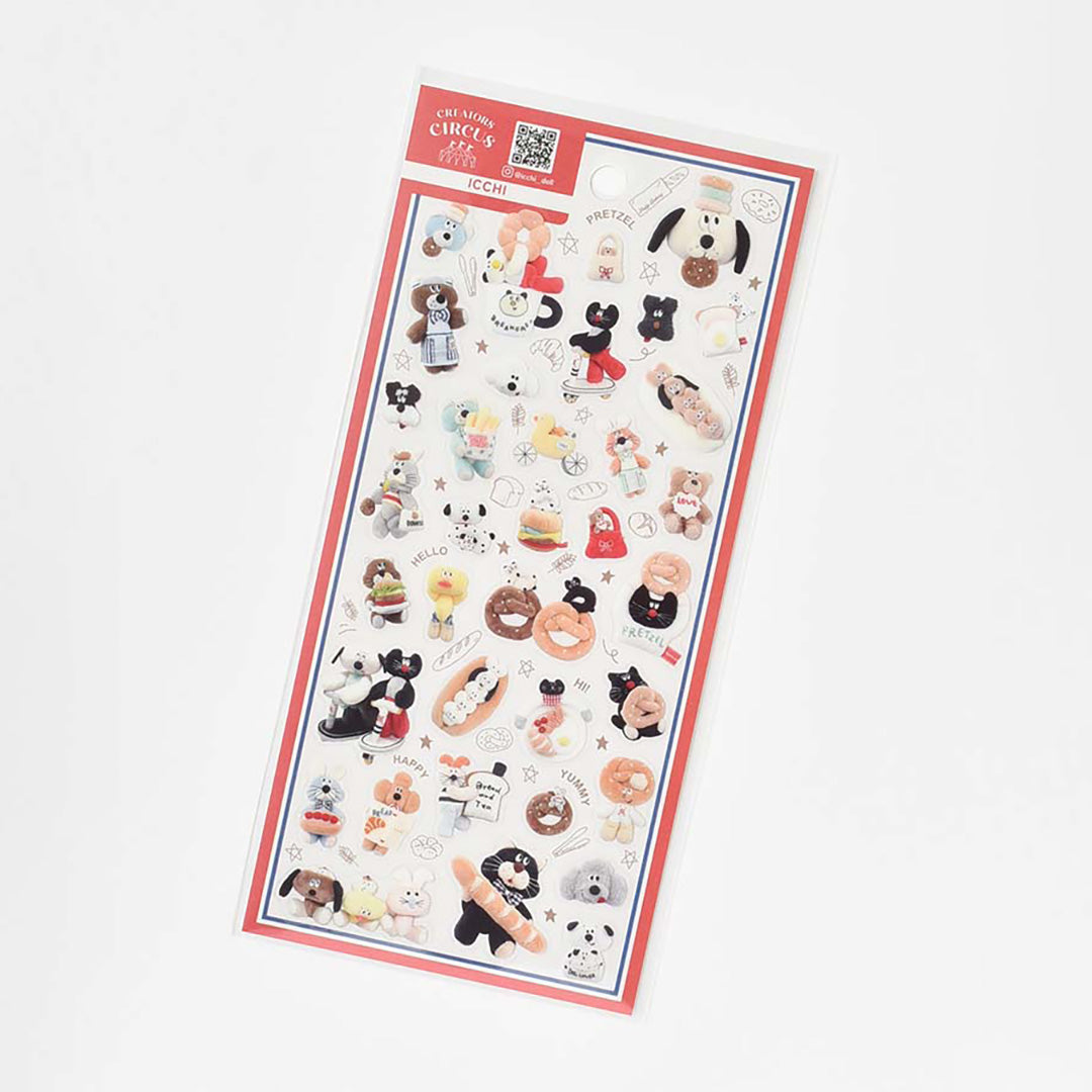 Creator's Circus Clear Stickers - ICCHI
