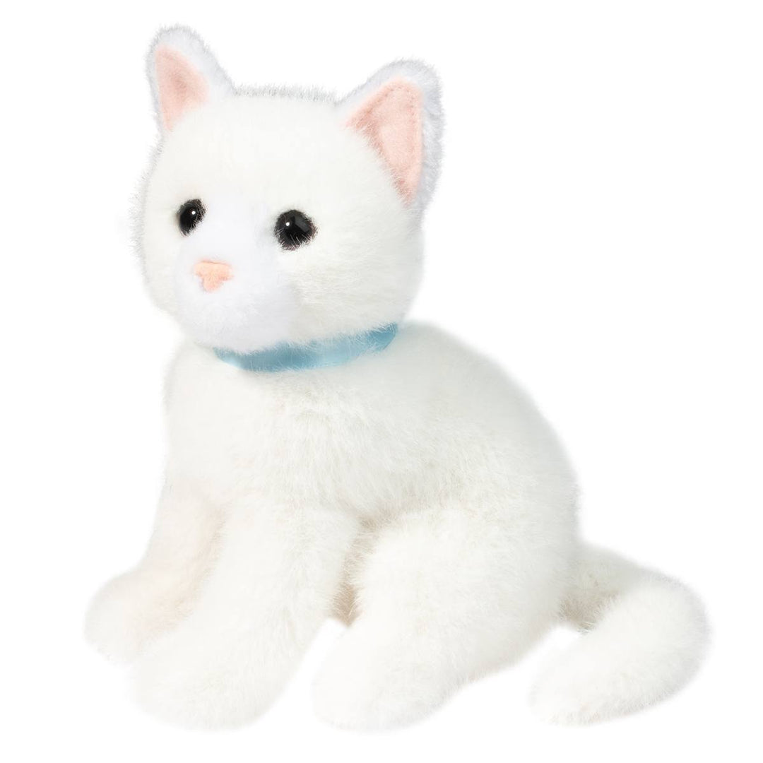NEW Mini White Cat with Ribbon