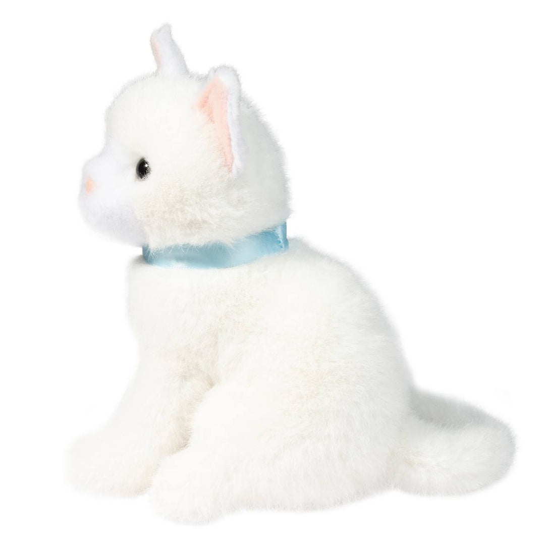 NEW Mini White Cat with Ribbon