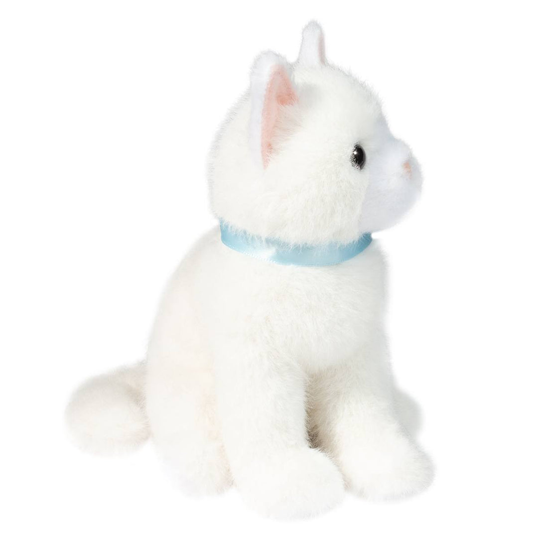 NEW Mini White Cat with Ribbon