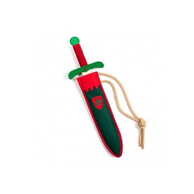 Wooden Sword with Bag- Green