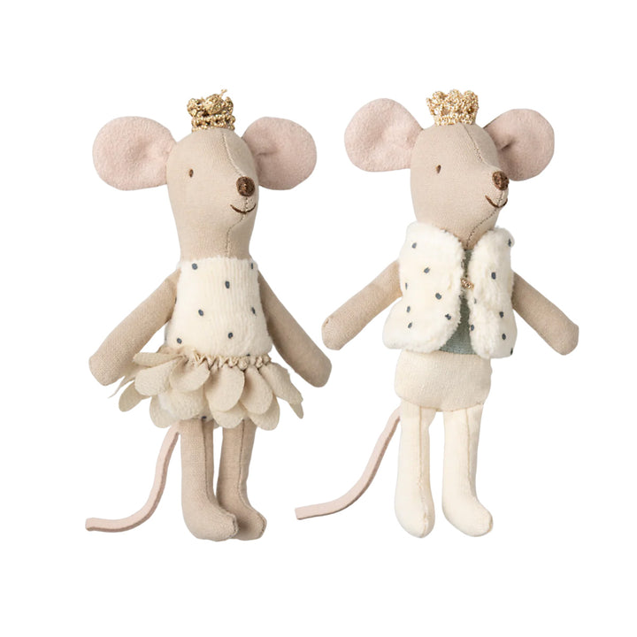 Royal twin mice, Little sister and brother in matchbox
