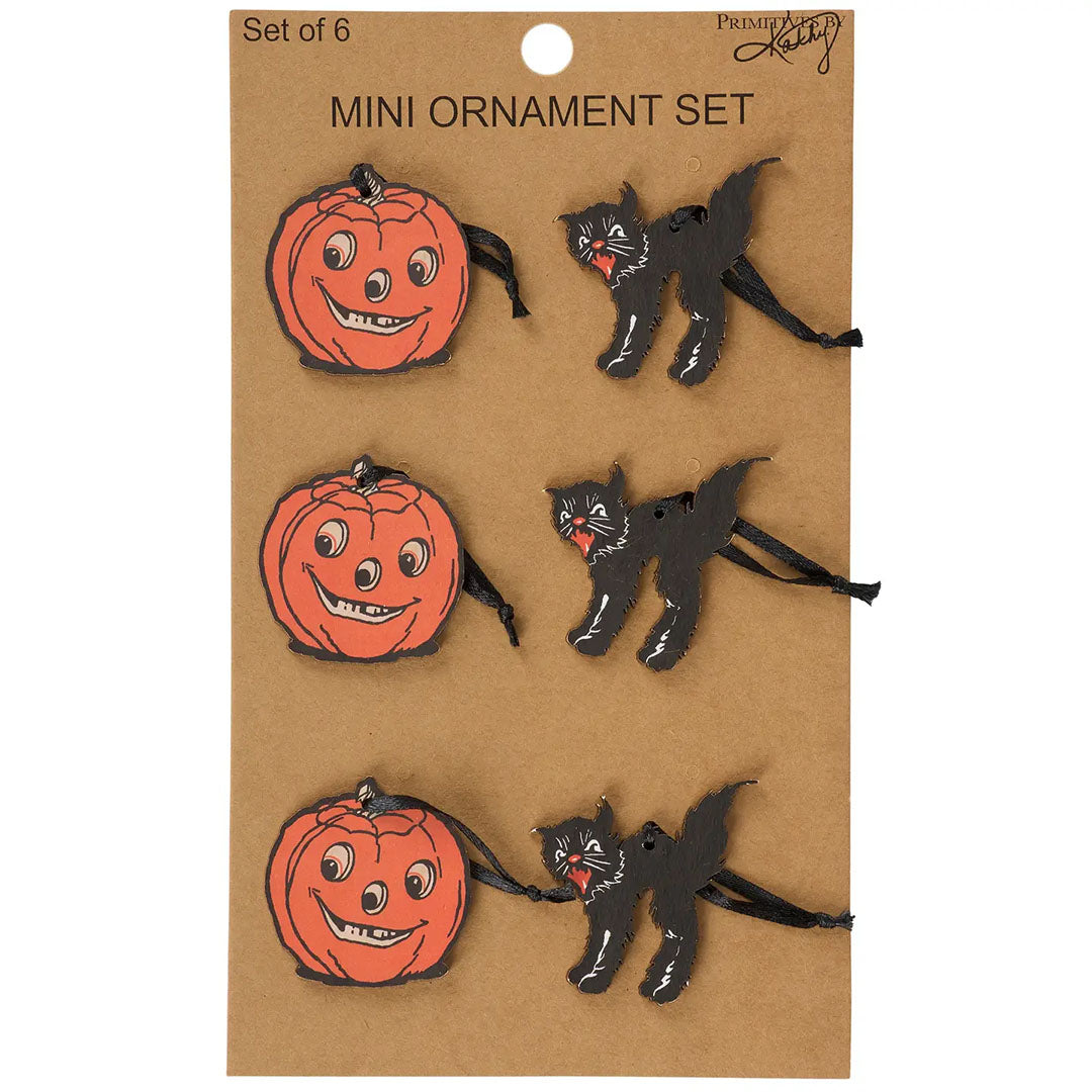 Halloween Mini Ornament Set