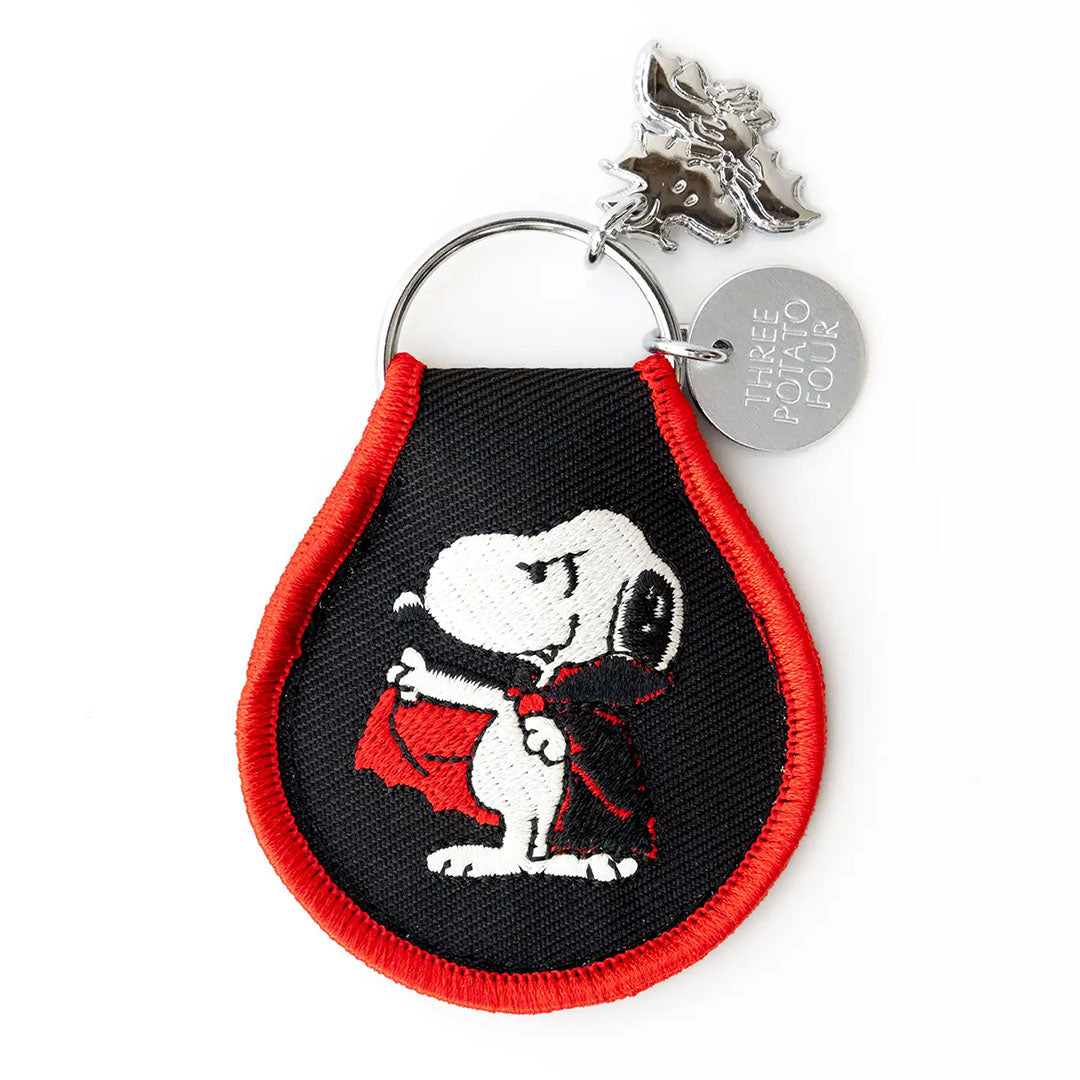 Snoopy Dracula Patch Keychain