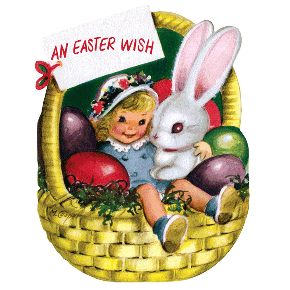 Easter Rabbit Sticker Box