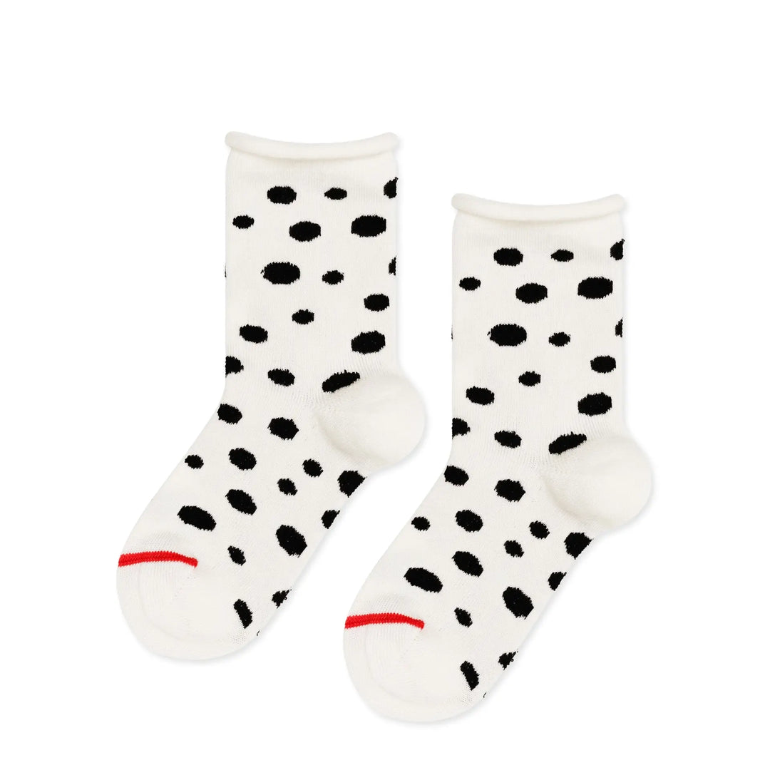 Mini Dalmatian Crew Socks