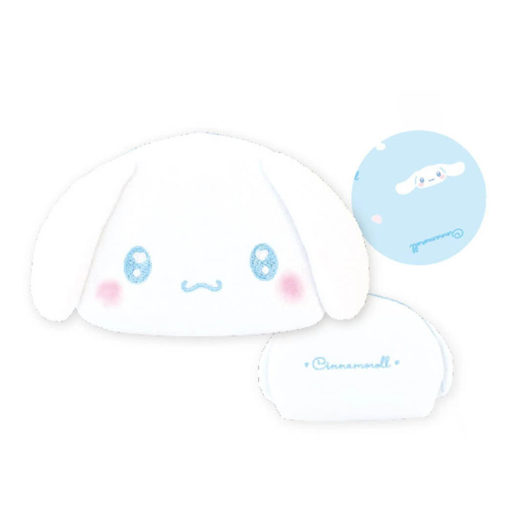 Official Sanrio Cinnamoroll Plush Face Pouch Bag