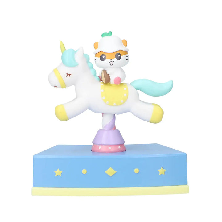 Japanese Blind Capsule - Sanrio Characters Shaky! Merry-Go-Round Carousel Blue
