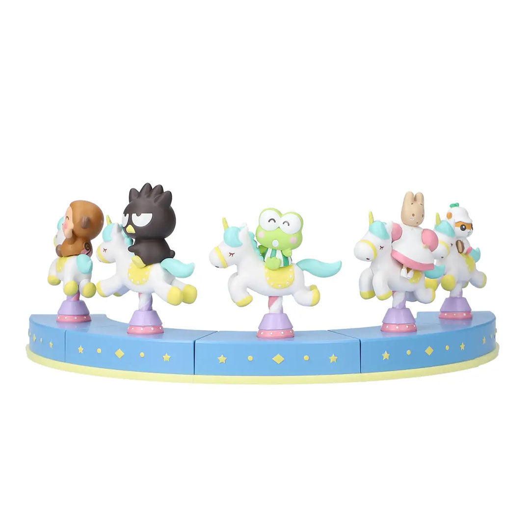 Japanese Blind Capsule - Sanrio Characters Shaky! Merry-Go-Round Carousel Blue