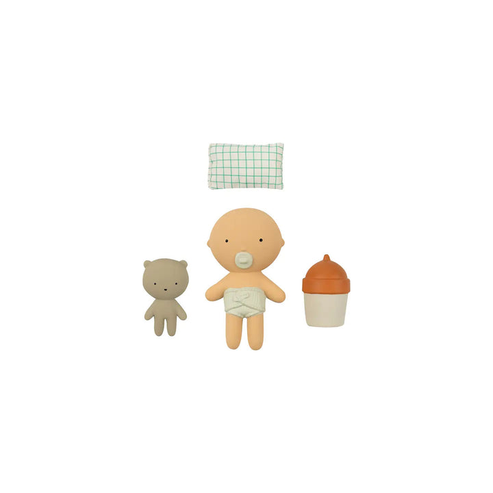Gommu Pocket - Vainilla Baby Doll Set