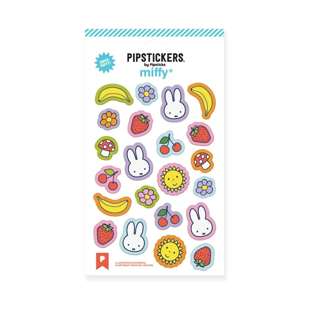Miffy + Cute Things Puffies Stickers