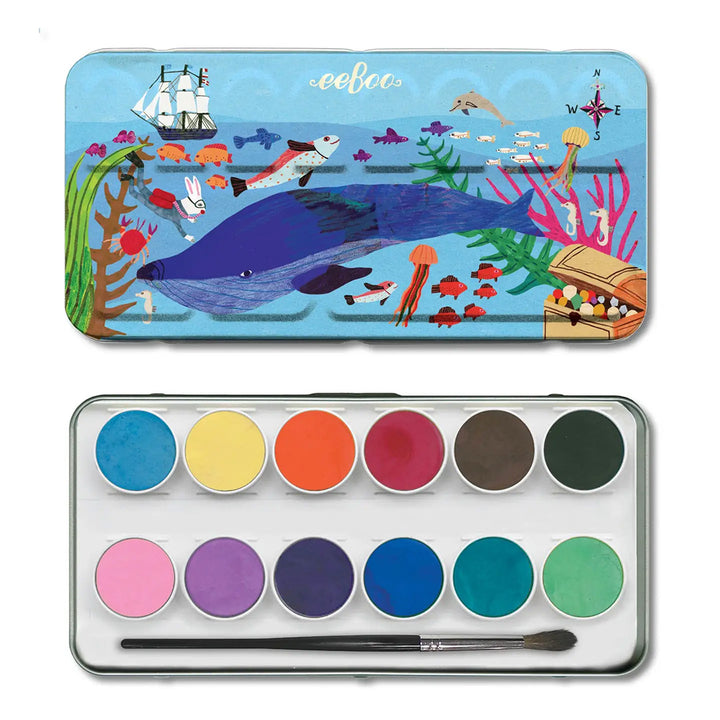 In The Sea Watercolor Tin Kit