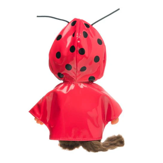 Monchhichi in a Ladybug Raincoat Plush Doll