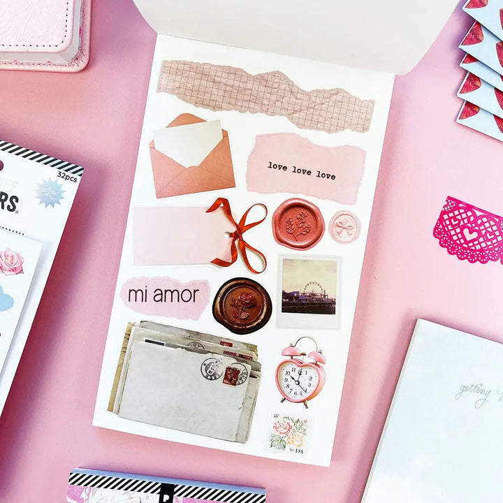 Coquette Junk Journal Sticker Book