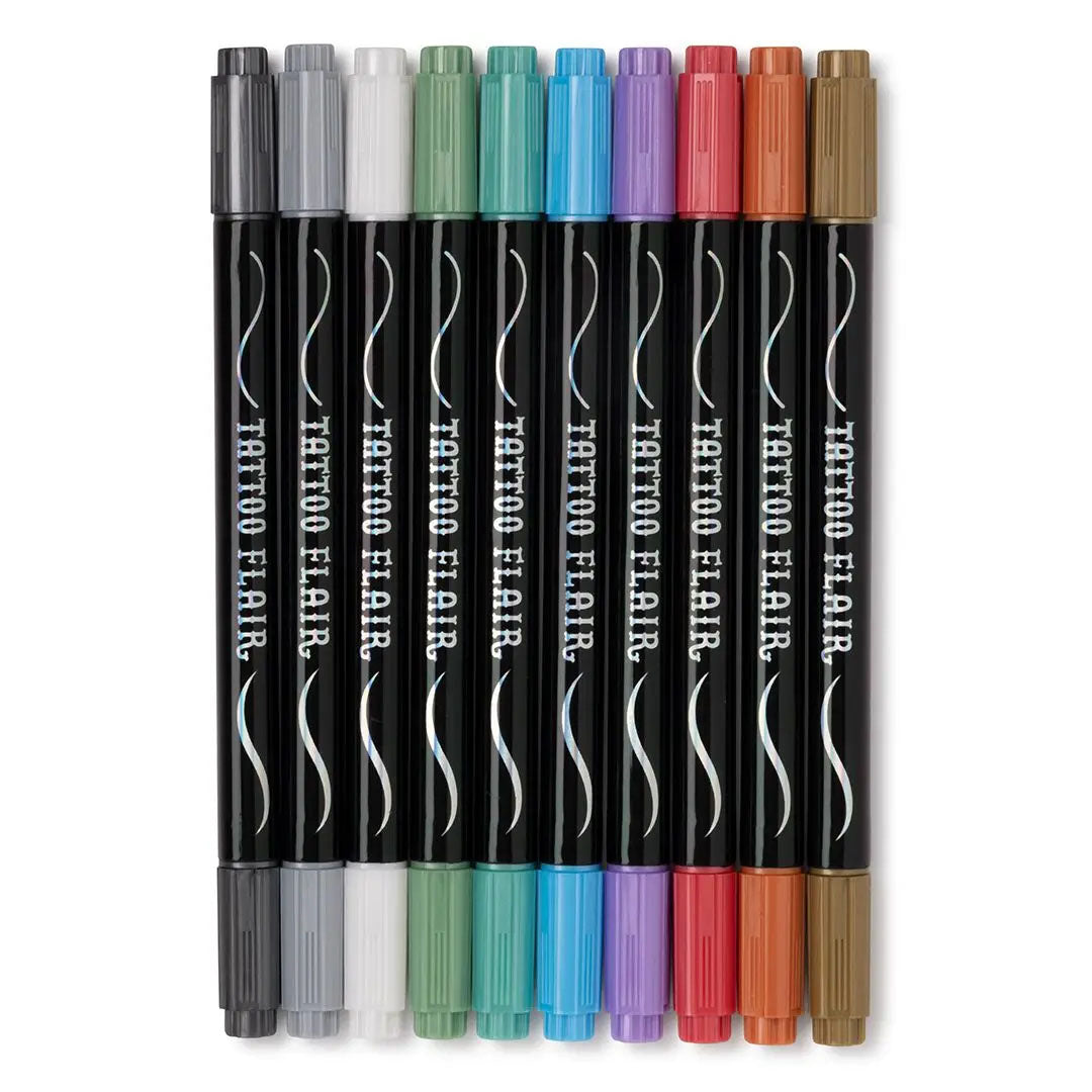 Tattoo Flair Non Toxic Marker Set
