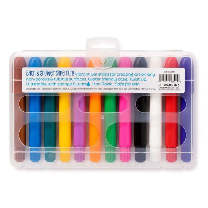 Non Toxic Bath Flair Color Gel Sticks