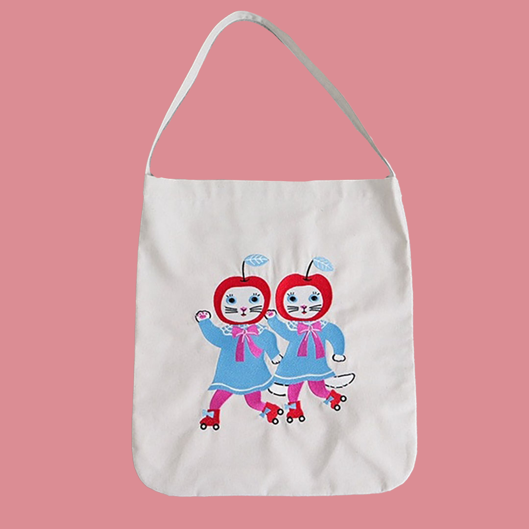 Yumi Kitagishi x Kilki Tote Bag- Cherry