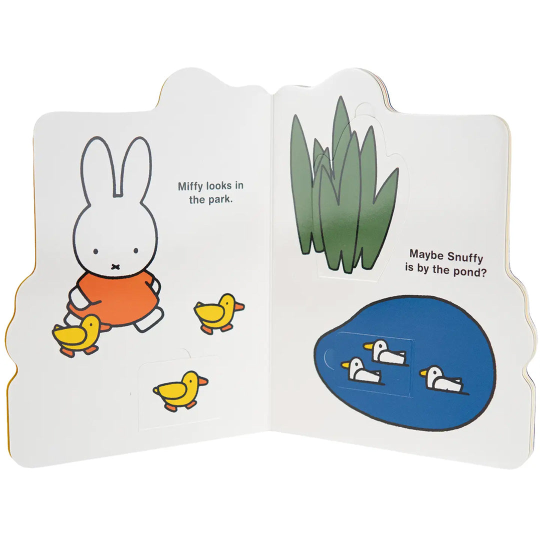 Miffy Looks for Snuffy Shaped Board Book