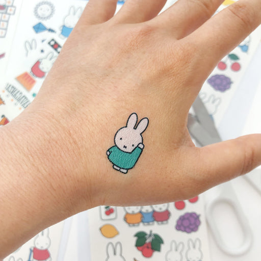 NEW Miffy Temporary Tattoo Sticker Sheet - Available in 6 Styles!