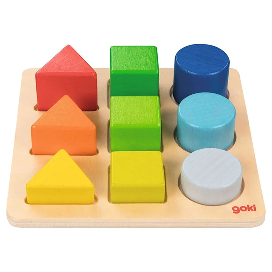 Color and Shape Wooden Sorting Board