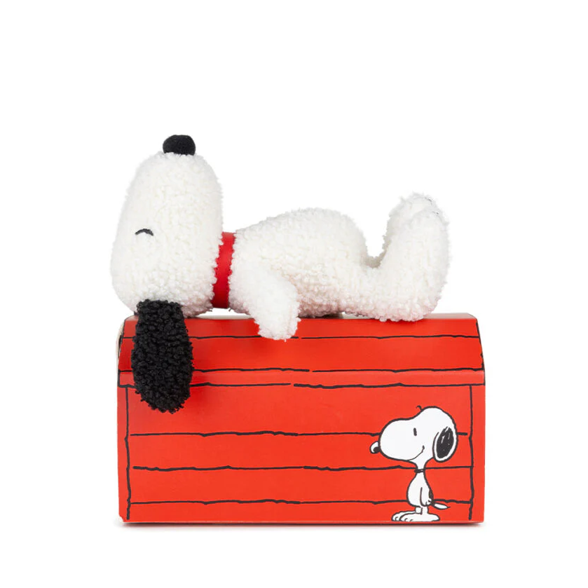 NEW Peanuts Snoopy Plush Doll- Sleeping Snoopy with Gift Box