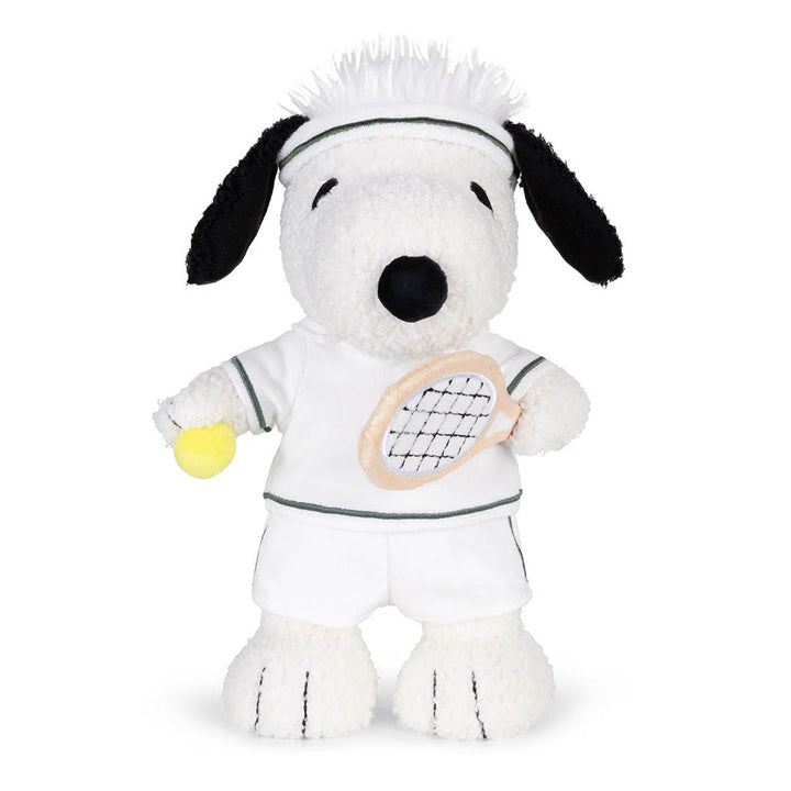 NEW Peanuts Snoopy Tennis Plush White 8.5"