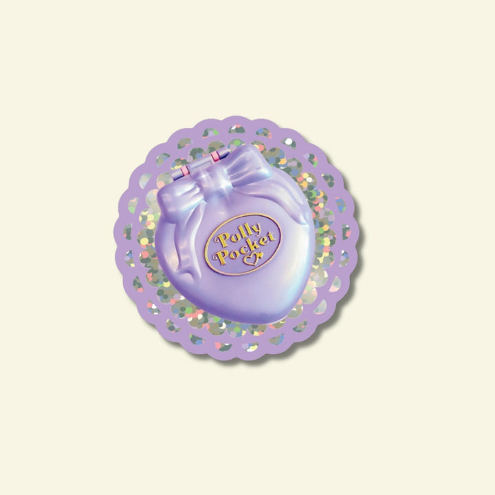 NEW Polly Pocket Glitter Vinyl Sticker