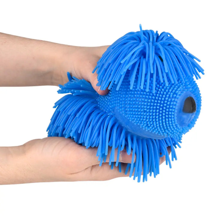 Shaggy Dog Puffer Squish Toy 7"