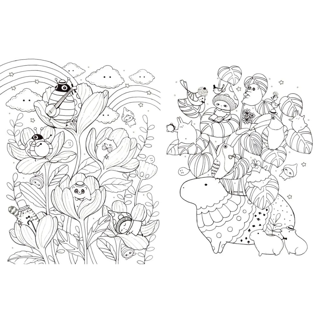 Coloring Book: A Million Kawaii Cuties