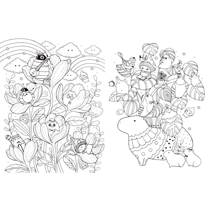 Coloring Book: A Million Kawaii Cuties