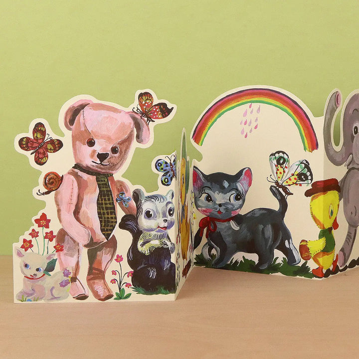Plushie Party Die-Cut Card
