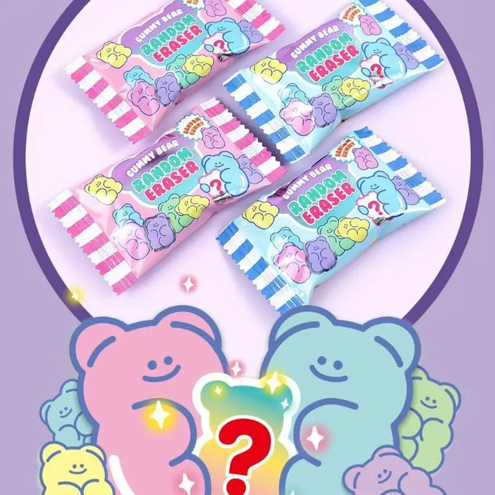 Gummy Jelly Bear Random Eraser - Blind Bag