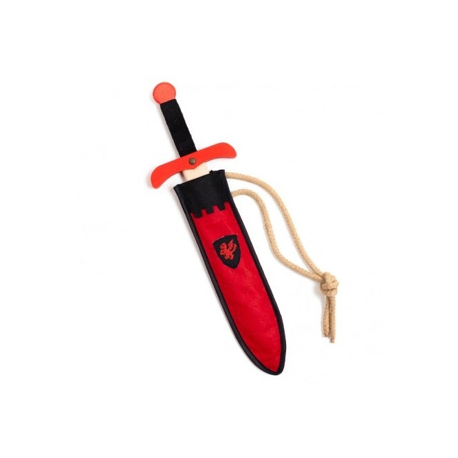 Wooden Sword with Bag- Red